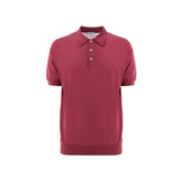 Gran Sasso Red Cotton Polo Shirt - IT50 | L - Polos