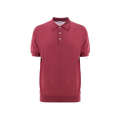 Gran Sasso Red Cotton Polo Shirt - IT50 | L - Polos