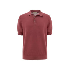 Gran Sasso Red Cotton Polo Shirt - IT50 | L - Polos