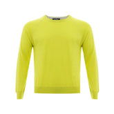 Gran Sasso Sunny Yellow Italian Cotton Sweater - IT50 | L - Sweaters