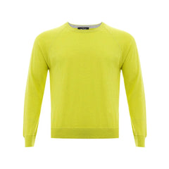 Gran Sasso Sunny Yellow Italian Cotton Sweater - IT50 | L - Sweaters