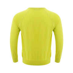 Gran Sasso Sunny Yellow Italian Cotton Sweater - IT50 | L - Sweaters