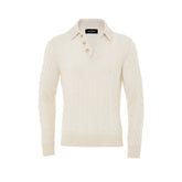 Gran Sasso White Cashmere Cashmere Sweater - IT50 | L