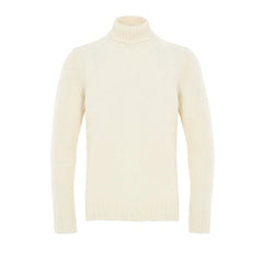 Gran Sasso White Wool Turtleneck