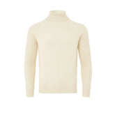 Gran Sasso White Wool Turtleneck - IT50 | L