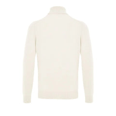 Gran Sasso White Wool Turtleneck - IT54 | XXL