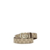 Gucci Beige Calf Leather Bos Taurus Regular Belt - 95 cm / 38 Inches