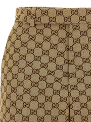Gucci Beige Cotton Bermuda Shorts