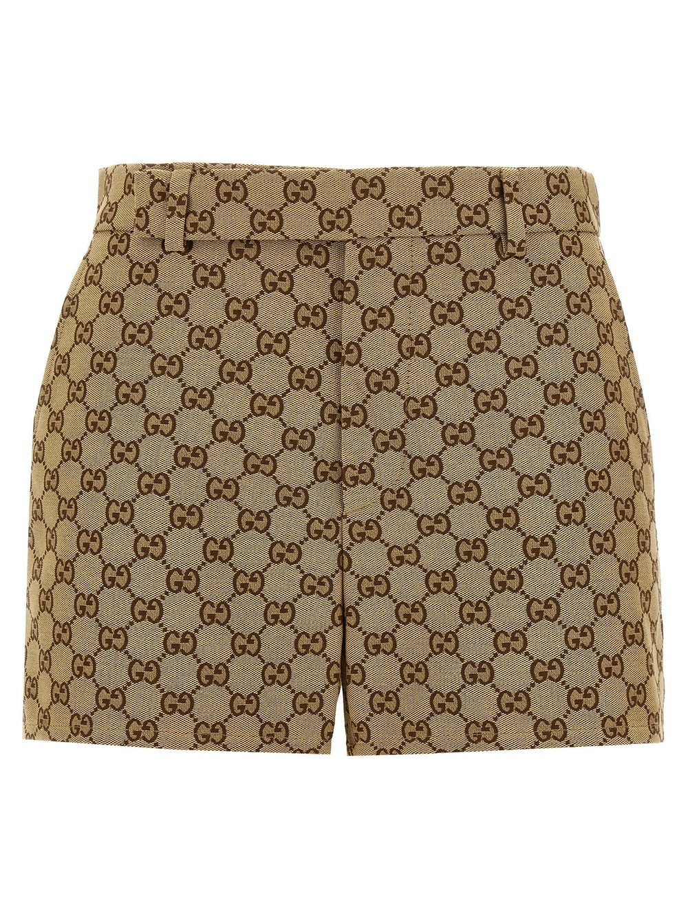 Gucci Beige Cotton Bermuda Shorts