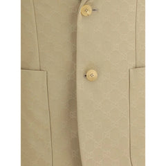 Gucci Beige Cotton Blazer - IT50 | L
