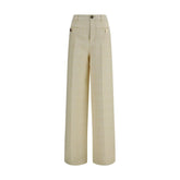 Gucci Beige Cotton Casual Pants - IT42 | L
