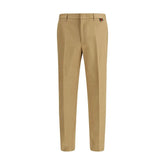 Gucci Beige Cotton Casual Pants - IT46 | S