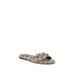Gucci Beige Cotton Sandals - EU36/US6