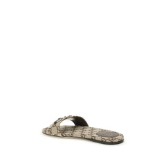 Gucci Beige Cotton Sandals - EU36/US6