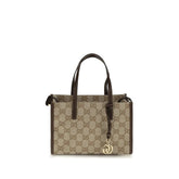 Gucci Beige Cotton Shoulder Bag