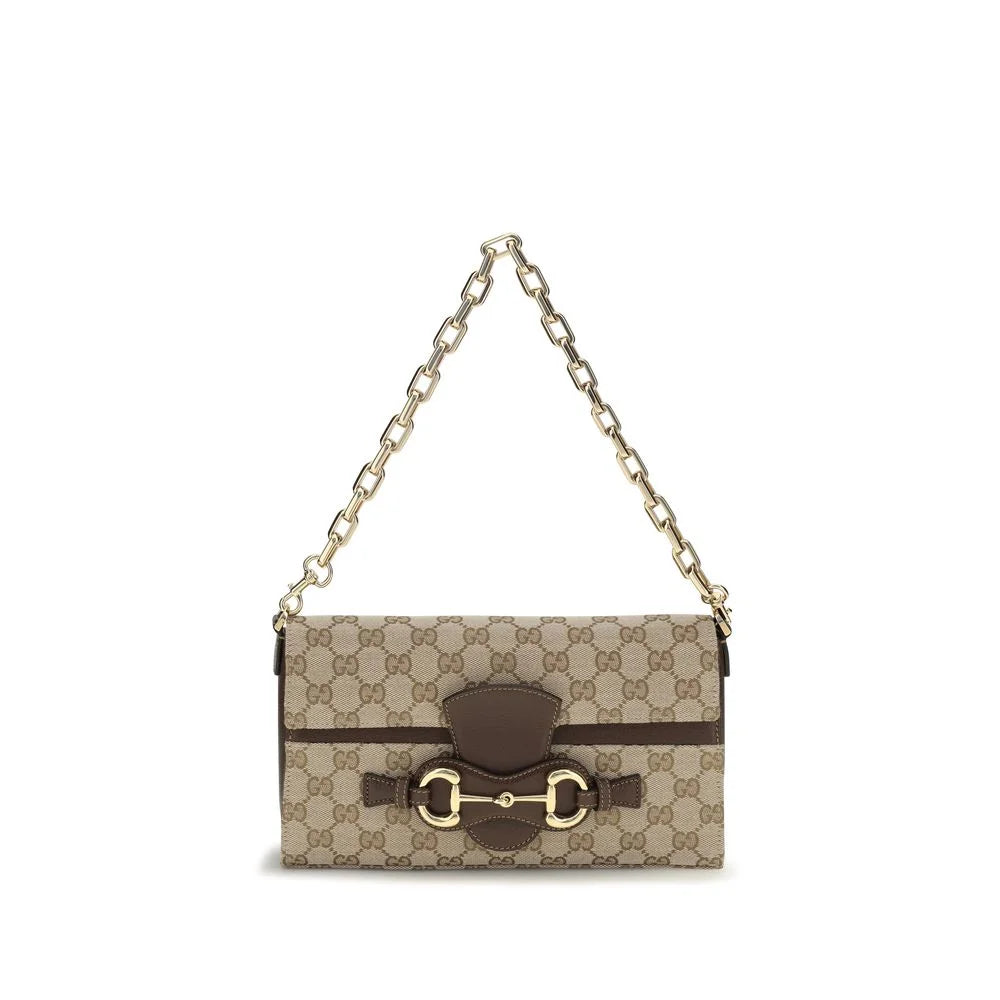 Gucci Beige Fabric Shoulder Bag