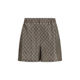 Gucci Beige Silk Bermuda Shorts - IT38 | S