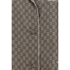 Gucci Beige Silk Dress Shirt