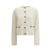 Gucci Beige Wool Cardigan - M