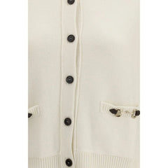 Gucci Beige Wool Cardigan - S