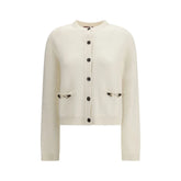 Gucci Beige Wool Cardigan - S
