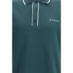 Gucci Bicolor Cotton Polo Shirt - M