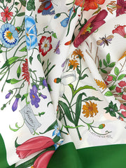 Gucci Bicolor Silk Foulard