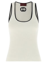 Gucci Bicolor Viscose Tank Tops