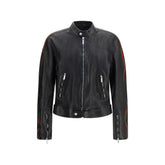 Gucci Black Buffalo Leather Bomber - IT46 | S