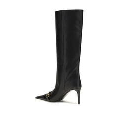Gucci Black Calf Leather Bos Taurus Boots - EU39/US9