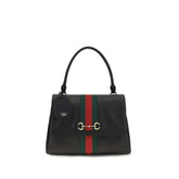 Gucci Black Calf Leather Bos Taurus Handbag