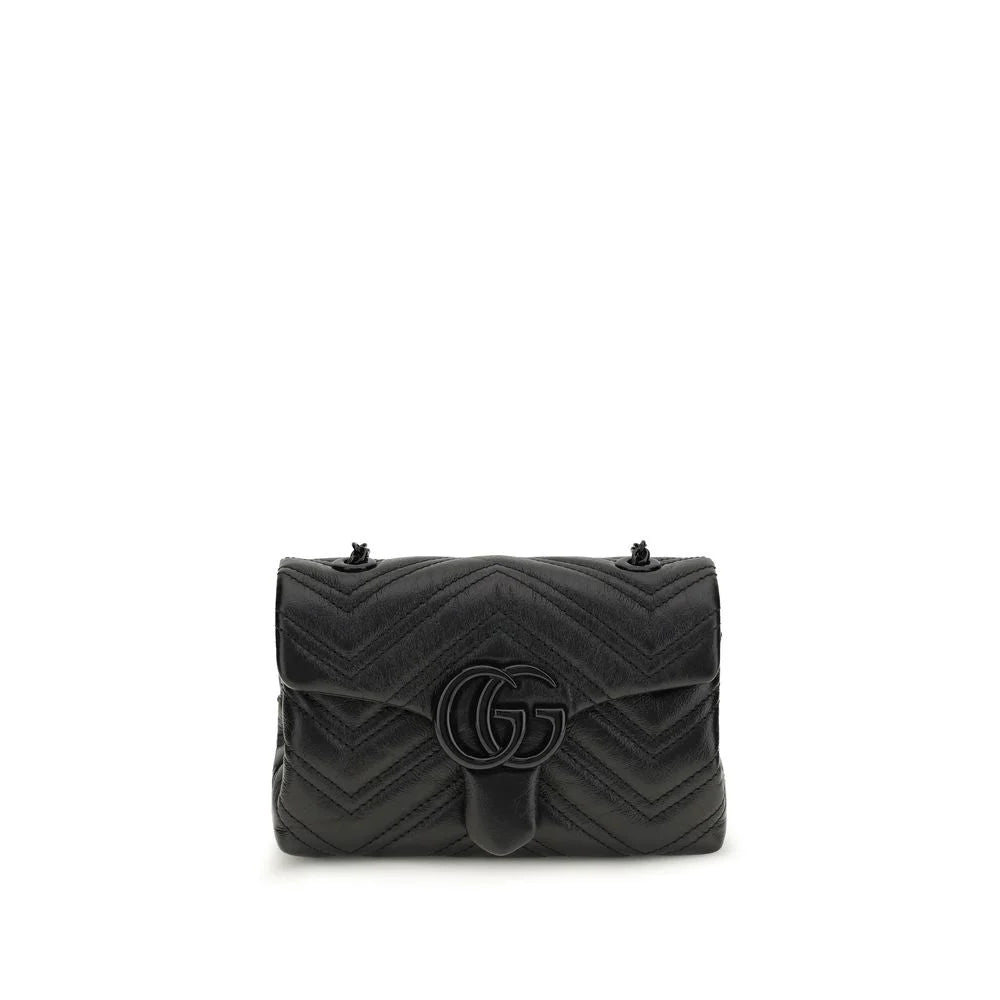 Gucci Black Calf Leather Bos Taurus Shoulder Bag
