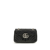 Gucci Black Calf Leather Bos Taurus Shoulder Bag