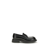 Gucci Schwarze Kalbshaut Bos Taurus Slipper-Loafer - EU39.5/US6.5