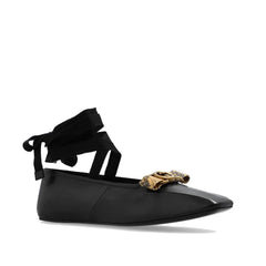 Gucci Black Calfskin Ballet Flats - EU35/US5