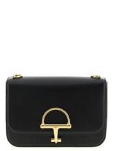 Sac bandoulière en cuir de veau noir Gucci