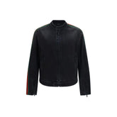 Jachetă Biker neagră Gucci din bumbac - IT48 | M