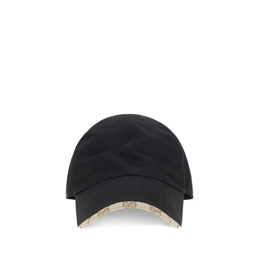 Gucci Black Cotton Cap (Baseball Hat)
