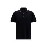 Gucci Black Cotton Polo Shirt