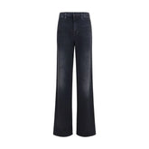 Gucci Black Cotton Straight-Leg Jeans