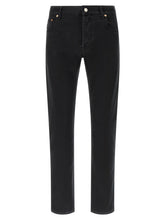 Gucci Black Cotton Straight-Leg Jeans - W32