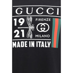 Gucci Black Cotton T-Shirt