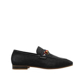 Gucci Mocassins Pretos em Tecido - EU40/US7
