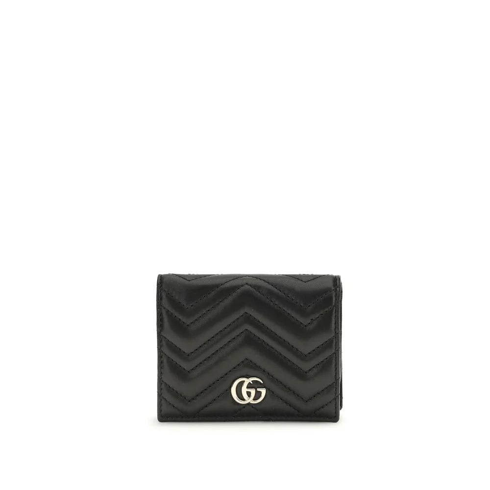 Gucci Μαύρο Πορτοφόλι από Δέρμα Αρνιού Ovis Aries Aries