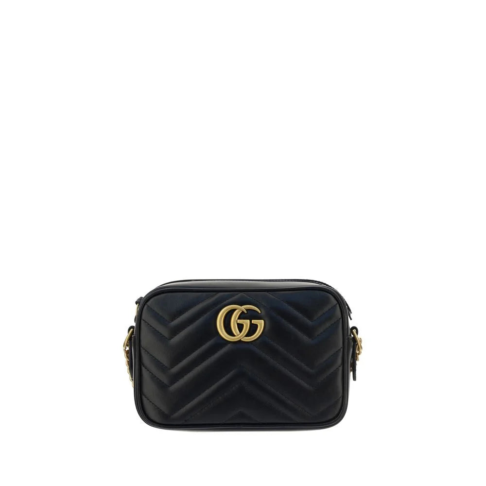 Gucci Black Leather Shoulder Bag