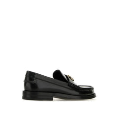 Gucci Black Leather Slip-On Loafers - EU36.5/US6.5