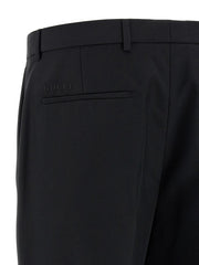 Gucci Black Polyester Dress Pants