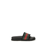 Gucci Black Rubber Slippers - EU40/US7