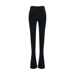 Gucci Black Viscose Flared Pants - M