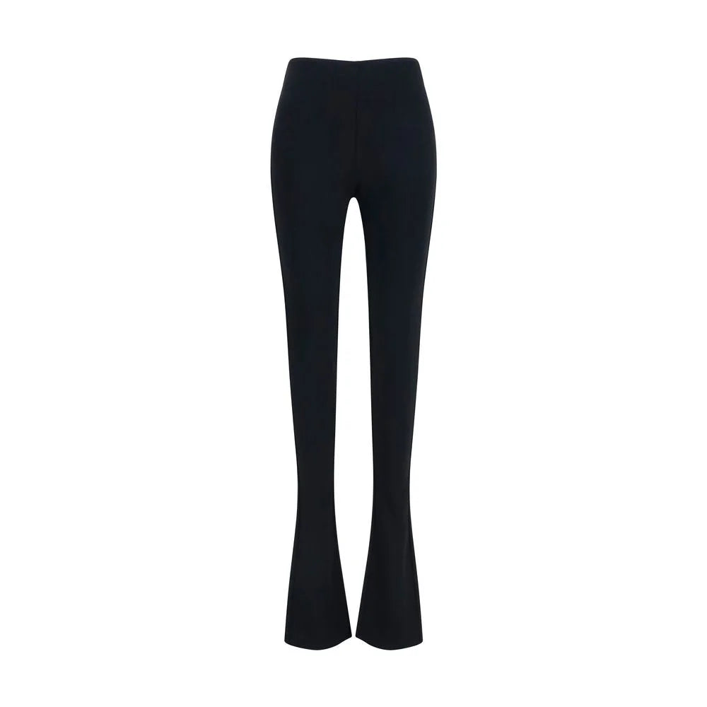Gucci Black Viscose Flared Pants - M